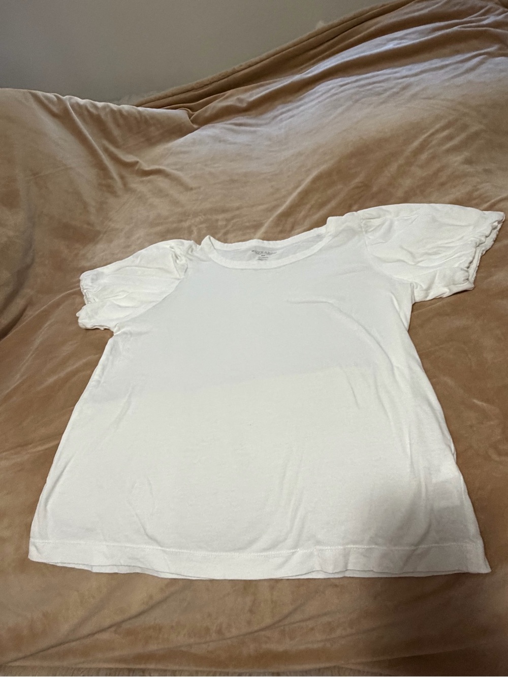 Lot of 3 Women's White Tees Workshop Old Navy Felina Small Basic Tee